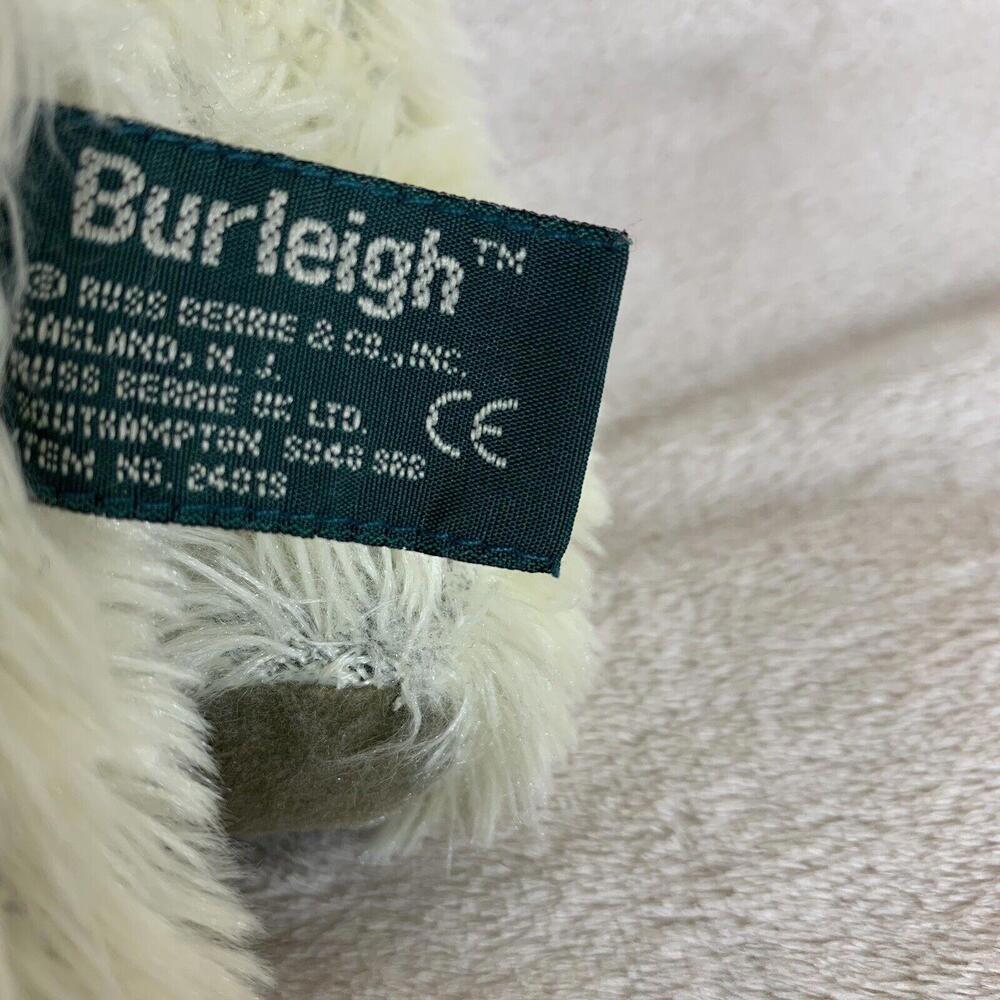 Russ Berrie Burleigh Bear Plush 10” Stuffed Animal Toy 24019 - Picture 6 of 8